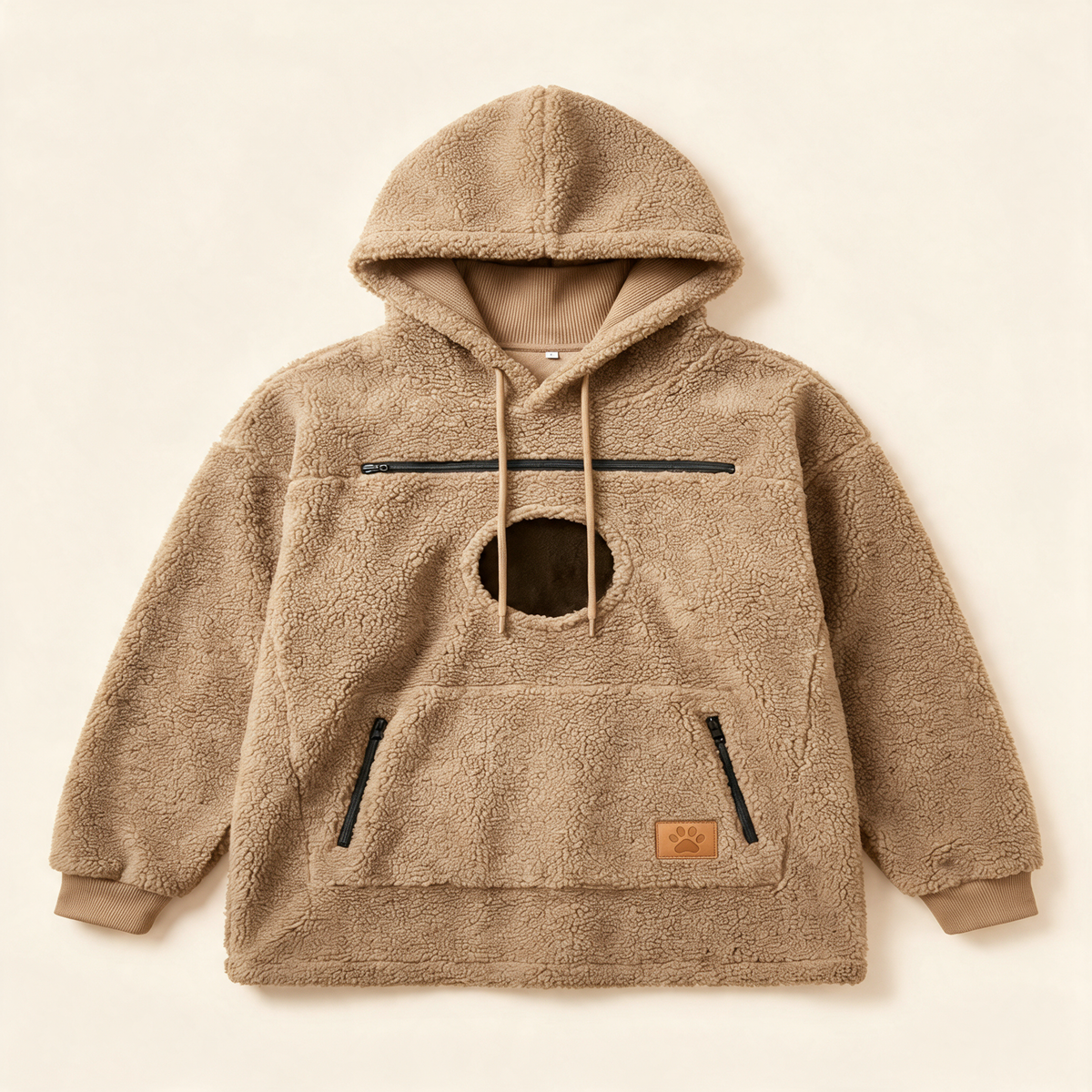 Cozy Hoodie - Tan