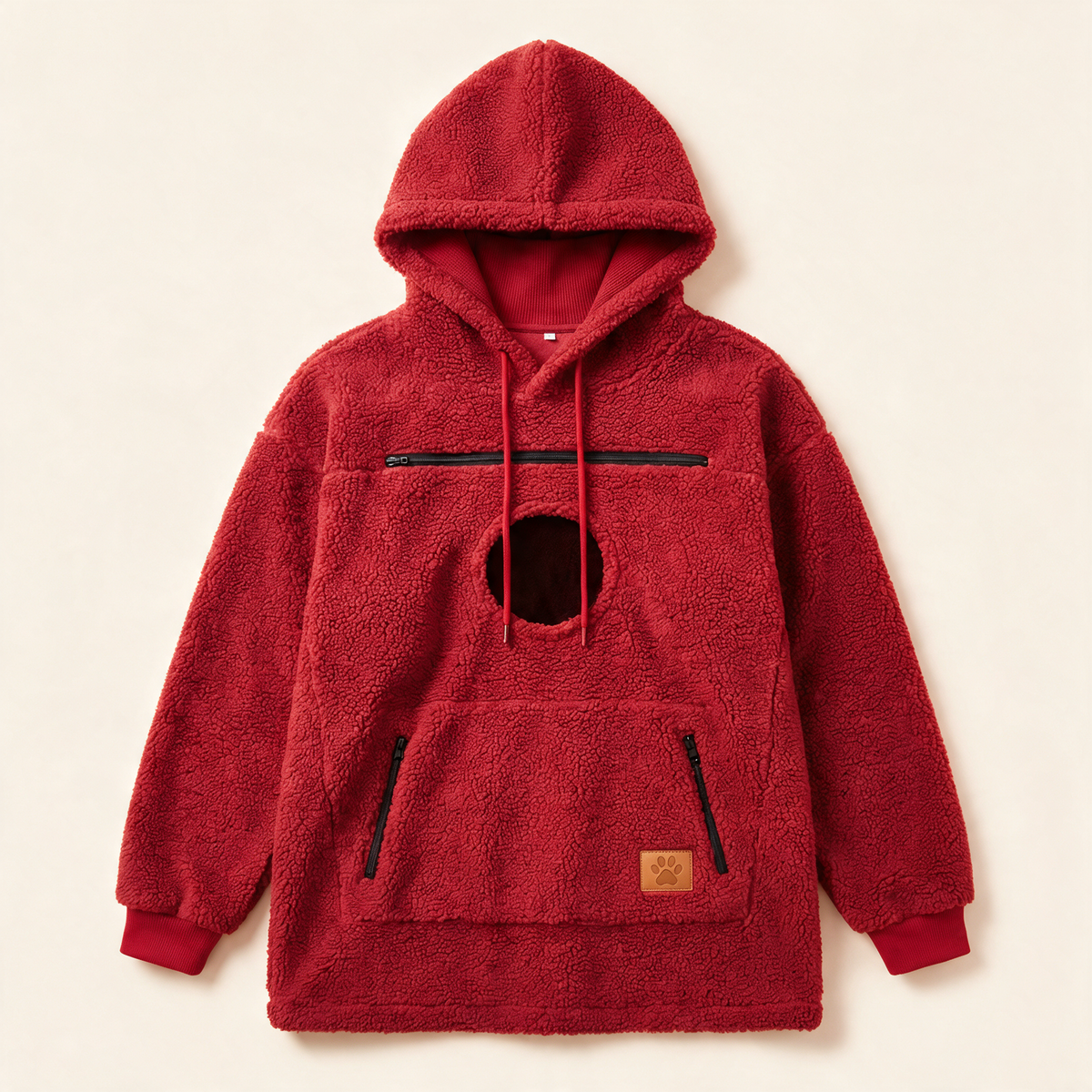 Cozy Hoodie - Red